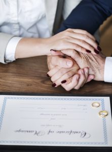 certificado de matrimonio