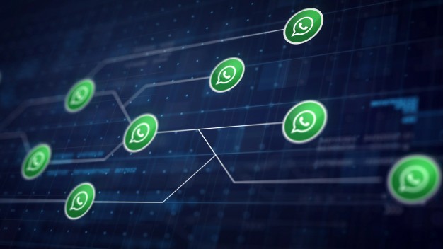 iconos de la app whatsapp enlazados
